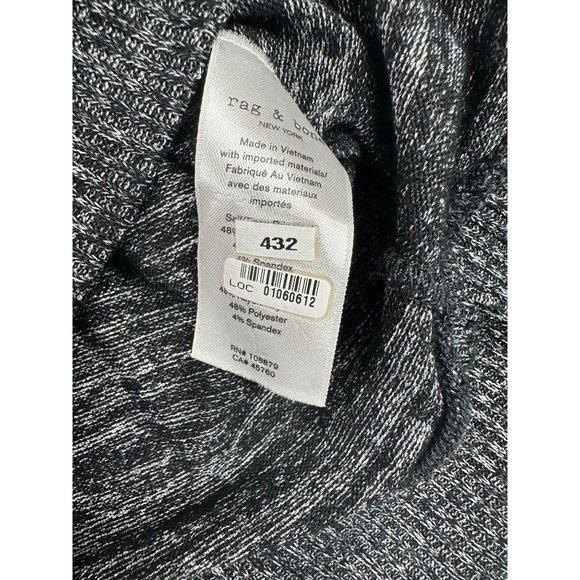 Rag & Bone Pullover Sweater sz Lg Charcoal Grey - Picture 3 of 6